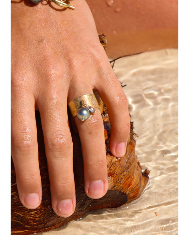 Bague sable breloque Bague sable breloque