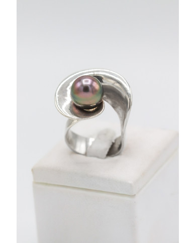 Bague Nautile argent