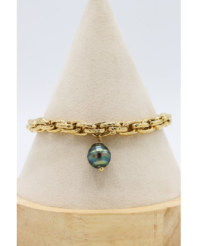 Bracelet maille frappée