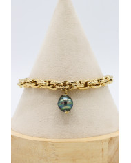 Bracelet maille frappée