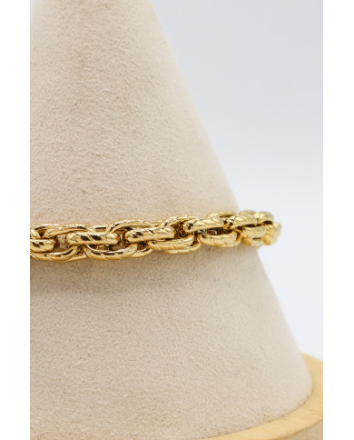 Bracelet maille frappée