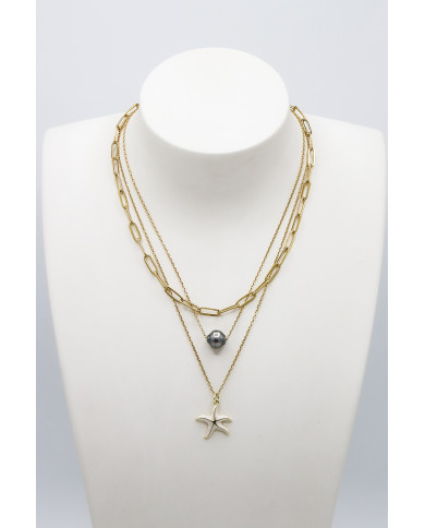 Collier multiple Etoiles de mer