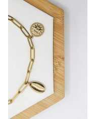 Chaine cheville 5 breloques