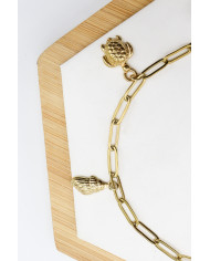 Chaine cheville 5 breloques