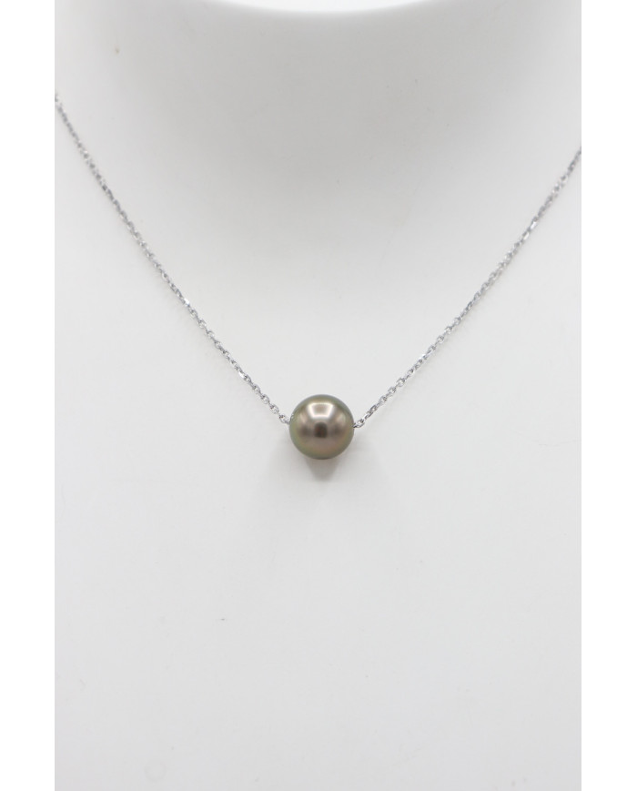 Collier Marie Or Blanc