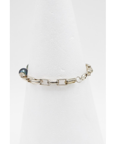 Bracelet 3 Perles Argent Bracelet 3 Perles Argent