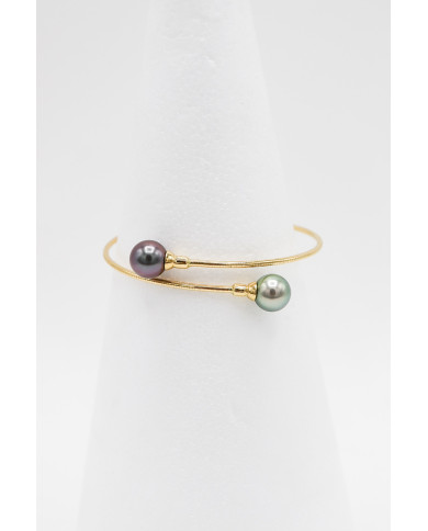 Bracelet Toi & Moi Epais Or 18k Bracelet Toi & Moi Epais Or 18k