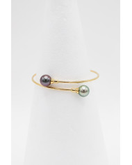 Bracelet 3 Perles Argent