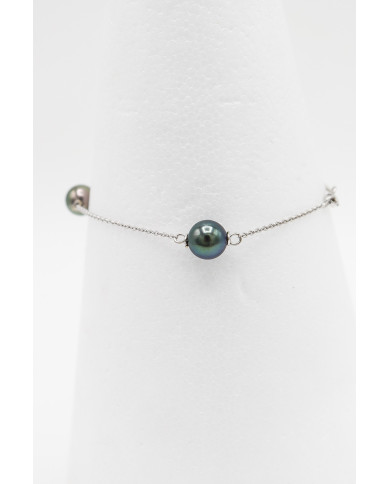 Bracelet 3 perles Or 18k Bracelet 3 perles Or 18k