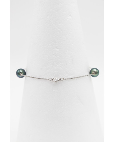 Bracelet 3 perles Or 18k Bracelet 3 perles Or 18k