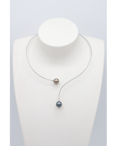 Collier Toi  & Moi Or 18k Collier Toi  & Moi Or 18k