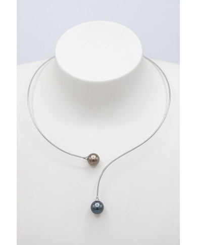 Collier Toi  & Moi Or 18k Collier Toi  & Moi Or 18k