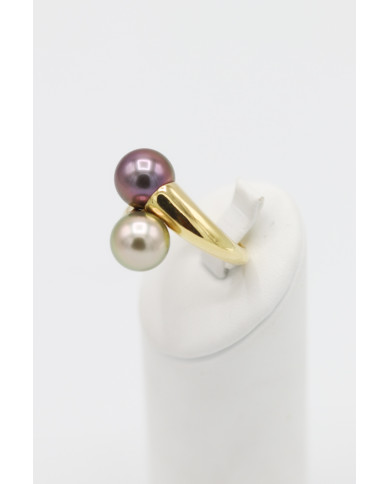 Bague épaisse Toi & Moi Bague épaisse Toi & Moi