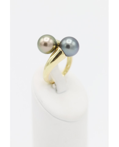 Bague épaisse Toi & Moi Bague épaisse Toi & Moi