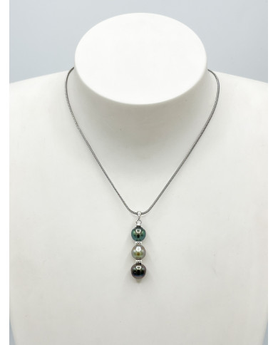 3 pearls silver pendant 3 pearls silver pendant
