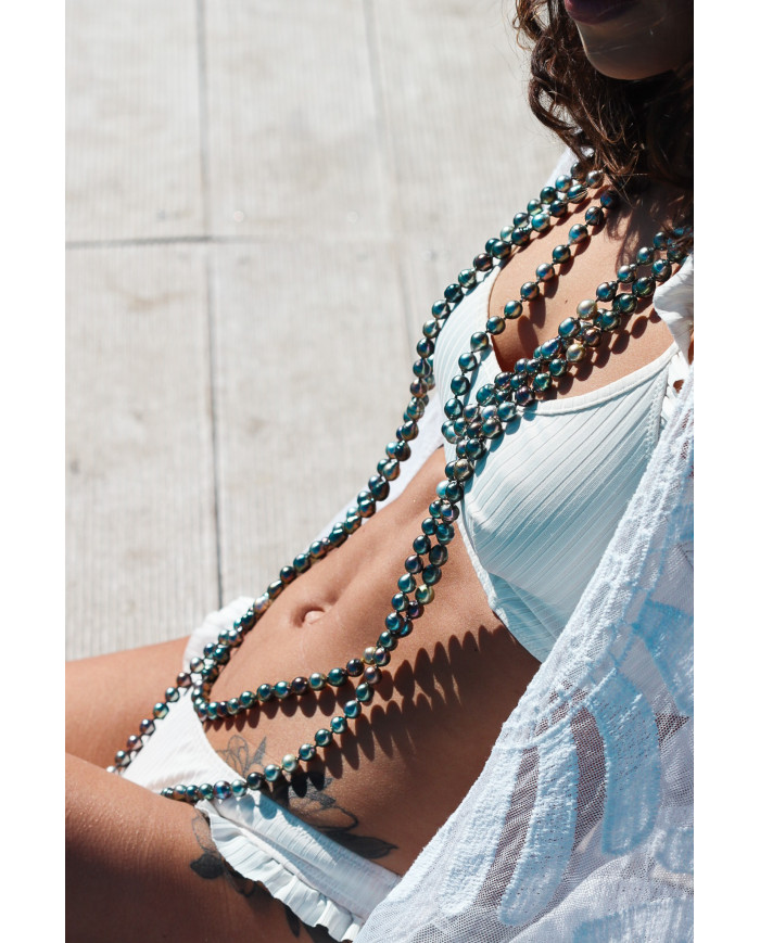 Sautoir Menottes 100 perles