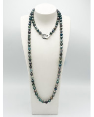 Pendentif Tapou 3 perles Argent