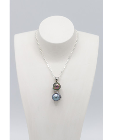 Toi & Moi zircons Pendant Toi & Moi zircons Pendant